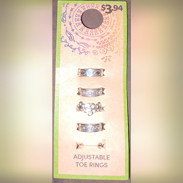 Boho Toe Rings